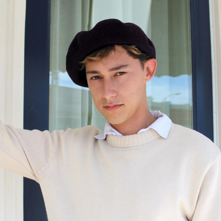 Classic Felted Wool Beret — Aluvema