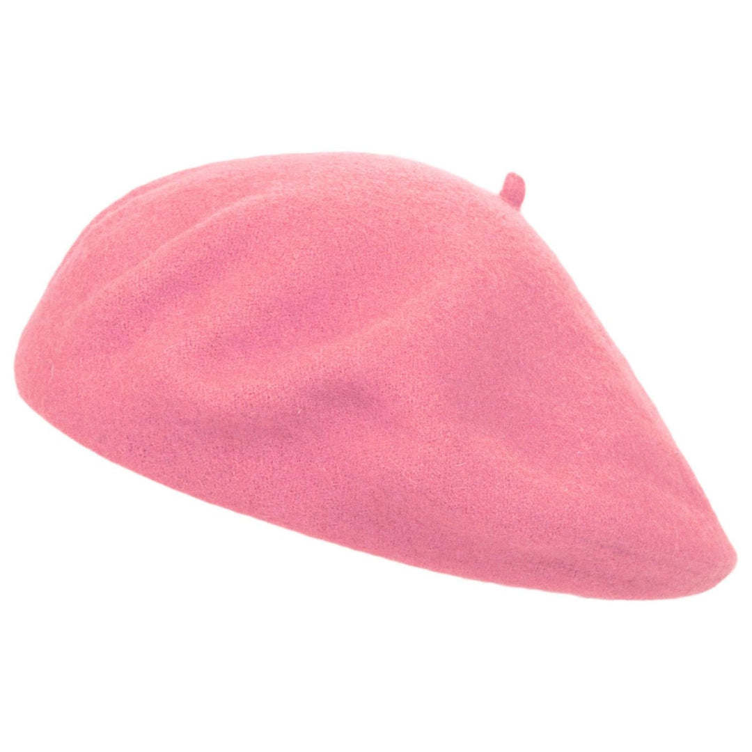 Classic Wool Beret in Pink | Aluvema