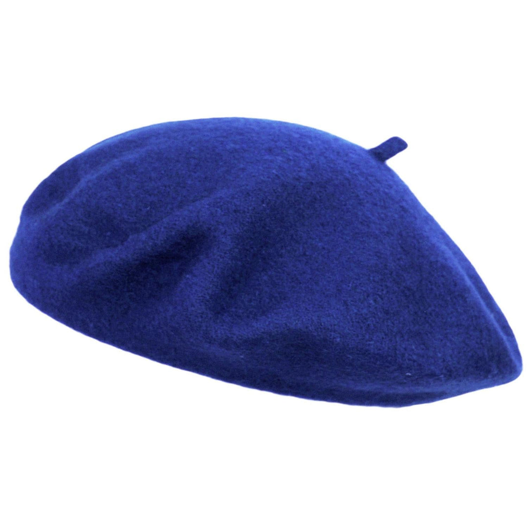 Classic Wool Beret in Blue | Aluvema