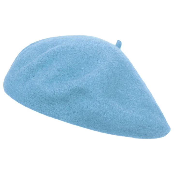 Classic Wool Beret in Light Blue | Aluvema