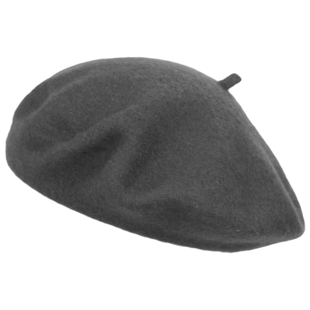 Classic Wool Beret in Grey | Aluvema